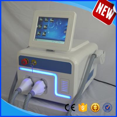 China 2000W Portable SHR IPL Hair Removal Machine Virtually Pain Free with two handles for sale