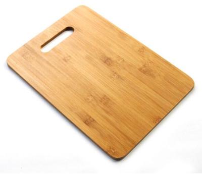 China Sustainable Design Hot Sale Bamboo Chopping Board Natural Eco - Friendly Wooden Chopper With for sale