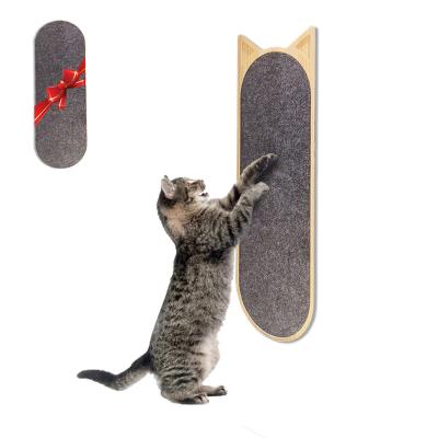 China Viable New Design Fashionable Cat Scratcher Kitty Health Durable Pet Furniture Felt Board Scratcher for sale