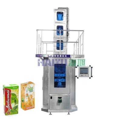 China Food Factory Price 120ml 200ml 250ml Automatic Mineral Water Liquid Coffee Brick Carton Filling Machine Production Line for sale