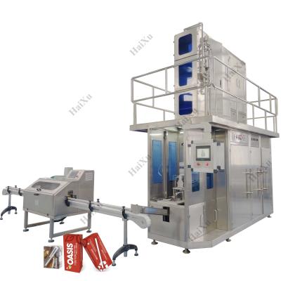 China Food Factory Price 120ml 200ml 250ml Iced Tea Vegetable Protein Drink Brick Carton Filling Machine Production Line for sale