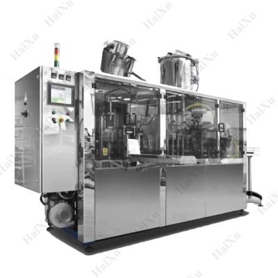 China Gable Top Carton Filling Machine Egg Liquid Production Line 1L 2L Honey Cold Brew Tea Juice Automatic Food Drinks for sale