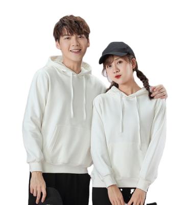 China Professional Customized Anti-wrinkle Men's And Women's Cotton Polyester Plush Sweater Hoodie for sale