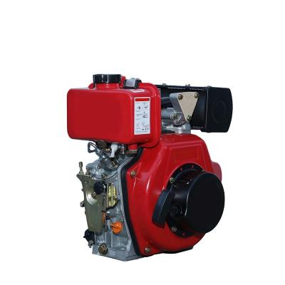 China Air-cooled Hot Selling Manual Start Motor Single Cylinder 4 Stroke Air-Cooled Small Diesel Engine for sale