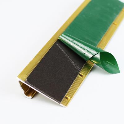 China House Tile Edge Aluminum Carpet Edging With Adhesive Nail Strip for sale