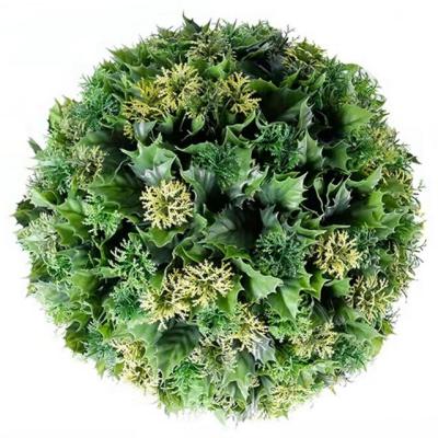 China Outdoor Balcony Boxwood Ball Topiary Artificial 42cm for sale