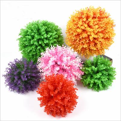 China PE PP Artificial Round Boxwood Ball for sale