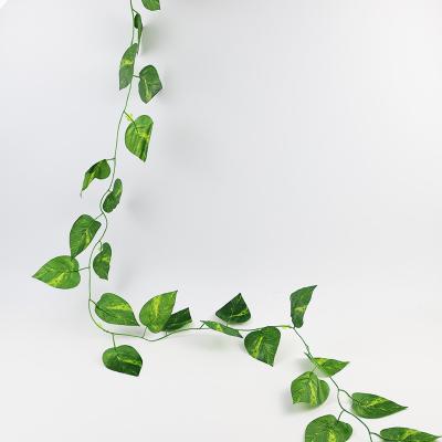 China Hanging Garland Artificial Ivy Vines Leaf Plants 1.8cm Plastic Foliage For Wedding Wall Te koop