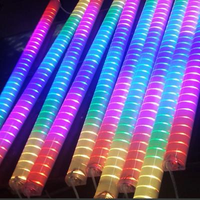 China Wholesale High Quality RGB Tube Light Led Digital Display Tube Dmx Guardrail Lights Square for sale