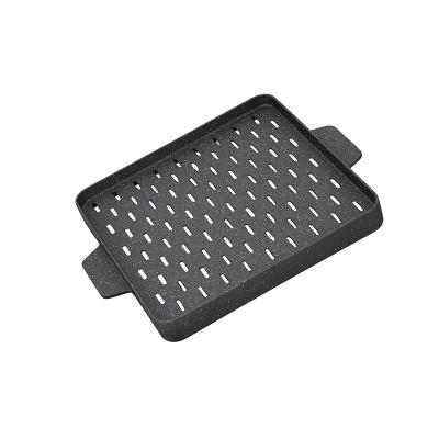 China General Use for Tmai Sales Gas and Induction Cooker Large Size Double Hot Blackstone Non Aluminum Stick Griddle and Grill Pan for sale