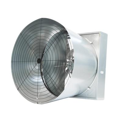 China Farms Large Air Volume Fan Livestock Farm Butterfly Door Near Air Duct Negative Pressure Fan Flared Mouth Fan for sale