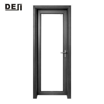 China Modern Quality European Design Frosted Aluminum Glass Bathroom Door For Villa for sale