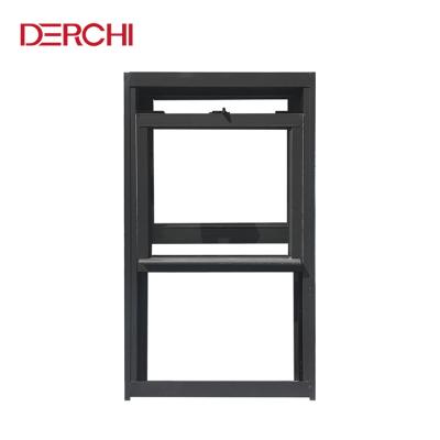 China Sliding Thermal Break Single Hung Aluminum Vertical Sash Window System for sale