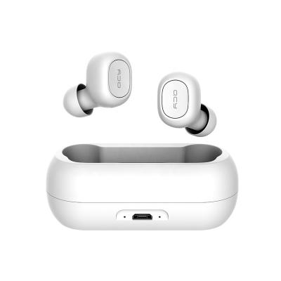 China In-Ear Headphone Supplier QCY T1C Bluetooth 5.0 TWS Top Charging Siri Google Assistant 380mAh Case Earbuds Master-Slave Switch for sale