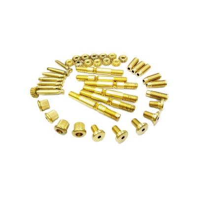 China Customized Brass/Bronze/Copper Most Popular of CNC Machining Brass Pin Bronze Socket and Standoff Copper Fastener for sale