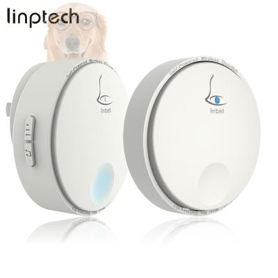 China Modern Linbell Doorbell Door Bell Pet Music Door Chime UK Plug with 1 Transmitter and 1 Receiver for sale