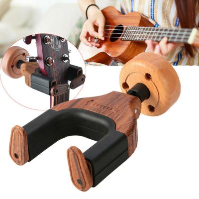 China GUITAR GUITAR HOOK HANGERS HOOK HOLDER Wooden Metal Instrument Hangers Rubber Wall Mount for sale