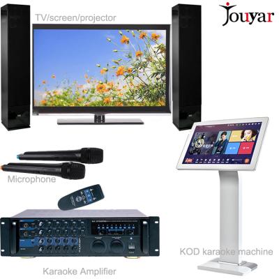 China Song Sequence Singing Whole Set Karaoke System Karaoke Machine+Power Amplifier+Speaker+Wireless Microphone for sale