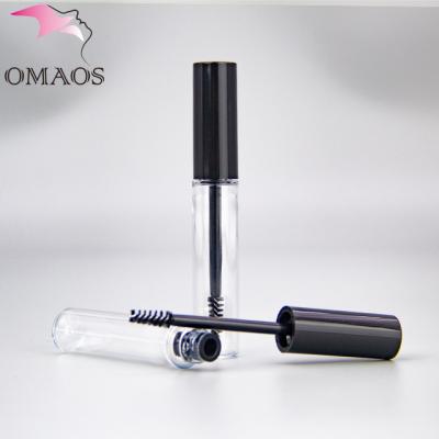 China Black Circular Lipstick Tube Custom Hot Sale Custom Cosmetic Empty Mascara Packaging Container for sale