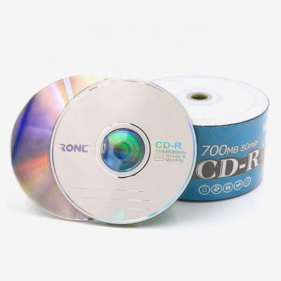 China Wholesale White Cd-r Low Price Single Layer Blank Blank Cds 700MB Music Material for sale