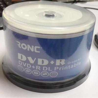 China 8.5gb/240min/8x 200min white inkjet DL printable DVD+R 8.5 GB dvd disk DVD en venta