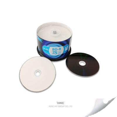 中国 Free Sample Factory Price A+ 10X Grade Single Layer BD 50GB Cake Box Printable Empty Blue Ray BD-R Discs 販売のため