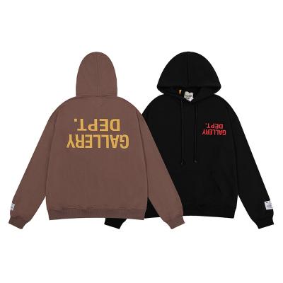 China 1:1 original edition splatter department gallery anti-pilling hooded large size loose ink letters men's and women's hoodies in stock for sale