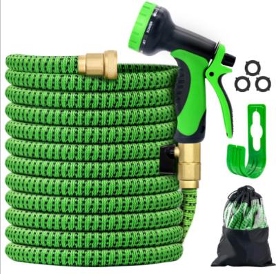 China 25 50 75 100Ft Garden Expandable Hose Adjustable Heavy Duty Brass Connectors Water Hose for sale