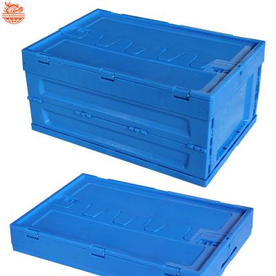 China Box Plastic Crates Solid Fireproof Materials Folding Crate Box Fruit And Veget Shipping Crates for sale