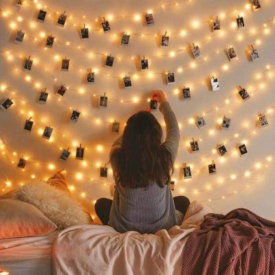 China Customizable Bendable Copper Twinkle Lights , LED Copper Wire Light for sale