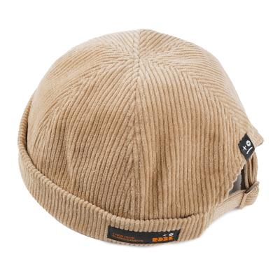 China Character Four Seasons Unisex Corduroy Fitted Hats Wholesale Corduroy Washed Hat for sale