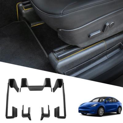 China No Model Creeaes 9Pcs/Set Surrounded Guard Cover Track Protector Anti-kick Cap Kits Seat Full Corner Protector For Tesla Model Y for sale