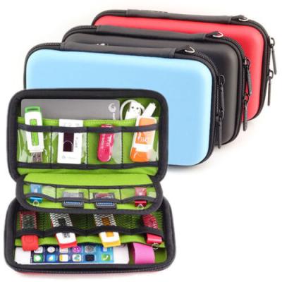 China Mini Travel Set Hard EVA Carrying Case Multipurpose Waterproof Shockproof Portable Cable Organizer Bag for sale