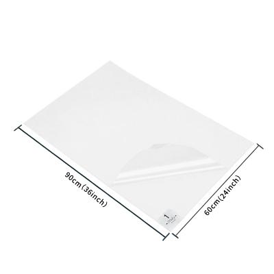 China Cleanroom 24*36 60*90cm Lab 30 Peelable Multi-Layer Tasteless Mat Decontaminating White LDPE Sticky Mat for sale