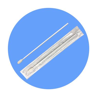 China PU Medical Sterile Oral Disposable Antigen Transport Hosipital Sampling Test Foam AG Swab Rapid Test for sale