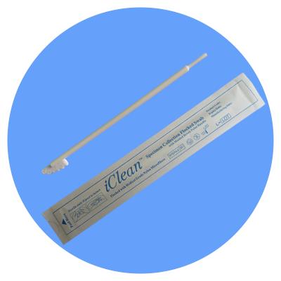 China Lab Genetic Testing Home DNA Clinic Infection Influenza Specimen Sample Collection Nonwoven Diagnostic Saliva Swab for sale