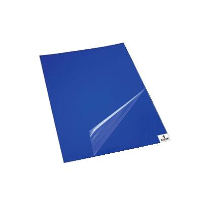 China Cleanroom 30 Sheets Peel Off 45*90cm Blue Color Adhesive Floor Disposable Remove Dust Sticky Mat for sale