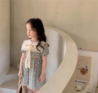 China Premium Flower Kids Plus Size Plus Size Dresses Child Plain Summer Girls Casual Princess Girl Dress Long for sale