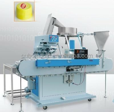 China Full automatic capsule /lids pad printing machine for sale