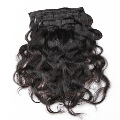 China Wholesale Cuticle Aligned 100% Natural Virgin Brazilian Body Wave Hair Body Wave Mink Clip In Hair Extensions Remy For Black Women for sale