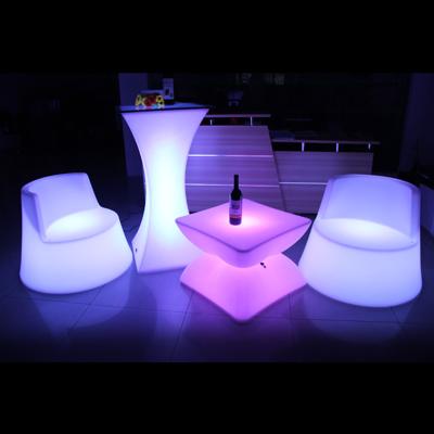 China Decorative Plastic Bar Stool Fashion Design Bar Furniture Outdoor Light Up Bar Stool for sale