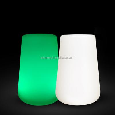 China Mini Hot Sale Portable Plastic 7 Colors Changing Smart Speaker Led Lights With Remote Control for sale