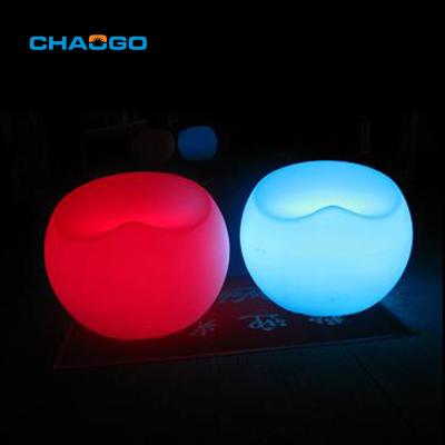 China Rechargeable Bar Chair Led Lightweight Plastic Chair Furniture , Led Sofa Chair for sale