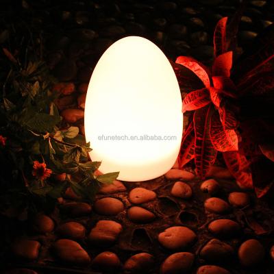 China Wireless Outdoor / Indoor Led Decorative Garden Lights , Custom Fancy Egg Shaped Led Light for sale