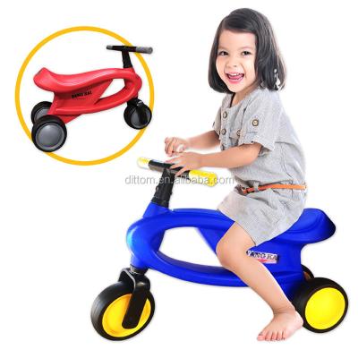 China Baby 3wheels Plastic Balance Bike No Pedal Kids Toddler Ride On Bicycle Children Balancing Walker Tricycle for sale