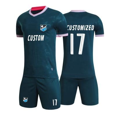 China Best Quality Custom Soccer Jersey Football Soccer Jersey Quick-Drying Uniform for sale