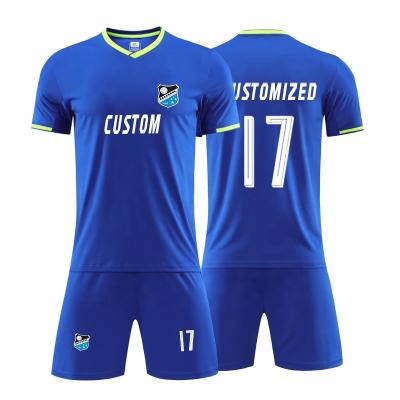 China New model 21/22 breathable quick-drying comfortable soccer jersey sets football uniform M I S Soccer Uniforms kids uniforms for sale