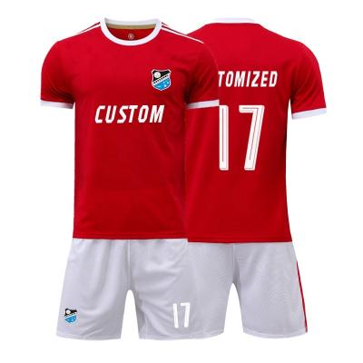 China Sets Custom Wholesale Price Soccer Jersey Football Wear Soccer Jersey Quick Dry Soccer Jersey for sale