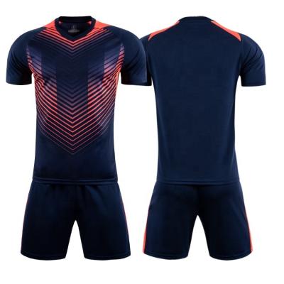 China 100% cheap high quality custom polyester club soccer jersey Quick-drying soccer jersey set uniform for sale