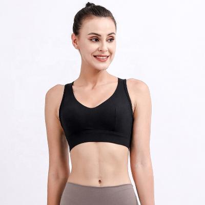 China Breathable Sports Bra Thin Sexy Back Yoga Bra Strap Yoga Bra Comfortable Breathable Bra for sale